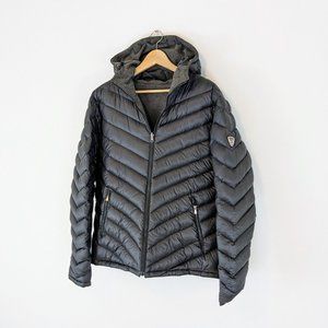 rossignol 2 in 1 rapid reversible down jacket black